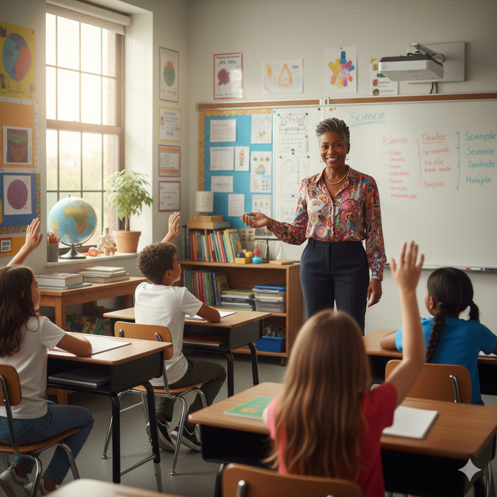 Professora com tempo de serviço para aposentar